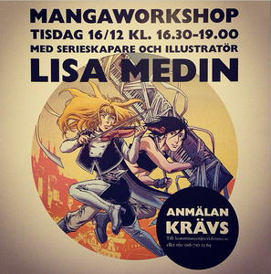 Mangaworkshop med Lisa Medin